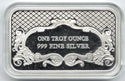Give No Quarter 999 Silver 1 oz Viking Ship ingot Bar Medal ounce - A633