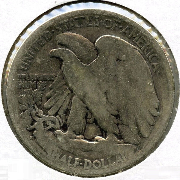 1923-S Walking Liberty Silver Half Dollar - San Francisco Mint - A510