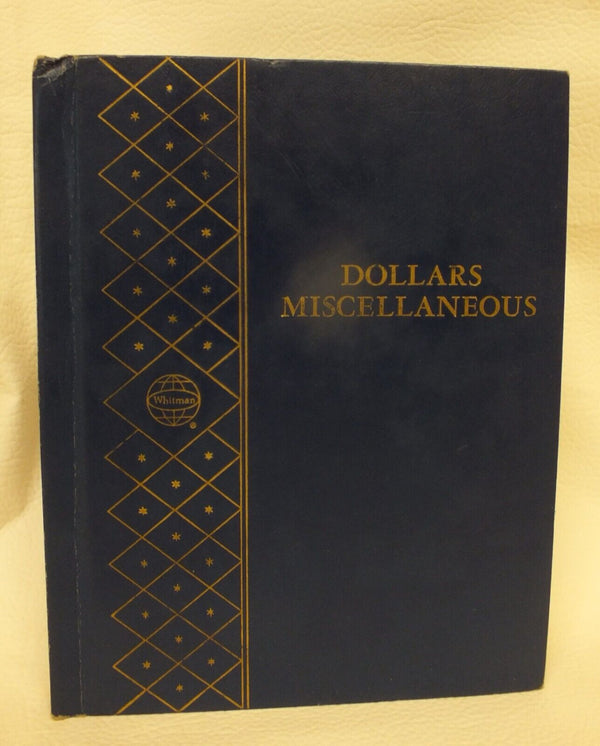 Whitman Used Coin Album Dollars Miscellaneous $1 4 pages 9446 All Slides LH159