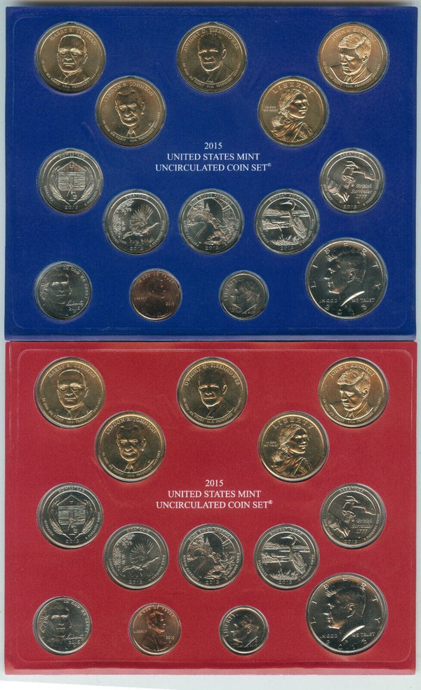 2015-P & D US Uncirculated Mint Set 28 Coin Set United States Philadelphia