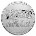 2022 Peanuts Woodstock at Bat Baseball 1 Oz .999 Fine Silver Round Medal - JN692