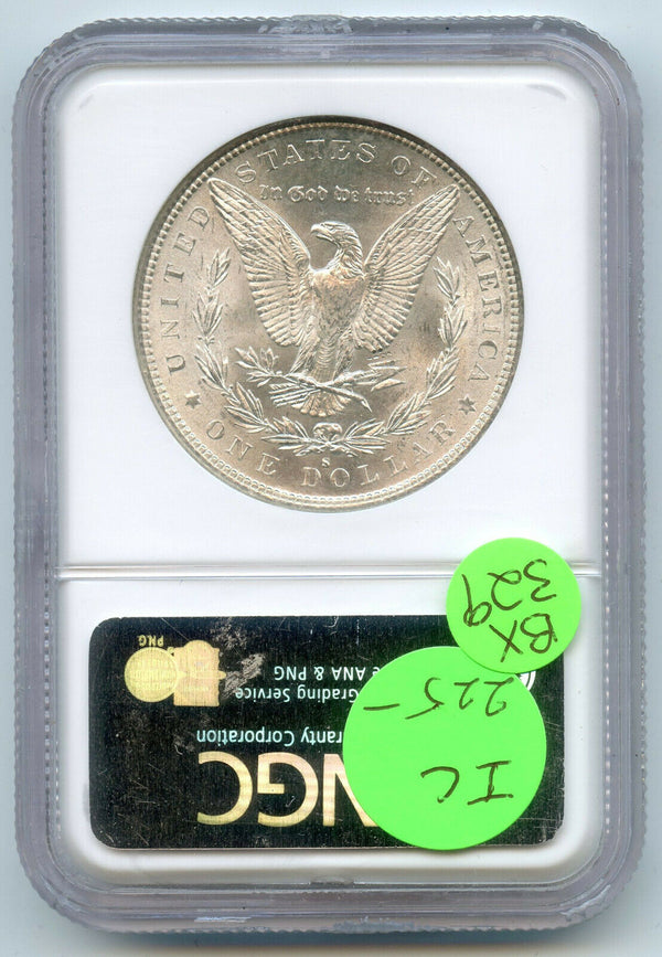 1882-S Morgan Silver Dollar NGC MS64 Certified Toning Toned San Francisco BX329