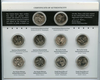 2019 America the Beautiful Quarters ATB National Park Unc Coin Set US Mint JN360