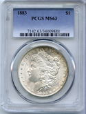 1889 Morgan Silver Dollar PCGS AU58 Certified - Philadelphia Mint - DM484