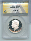 2019-S Silver Kennedy Half Dollar ANACS PF 69 DCAM San Francisco Mint - ER748