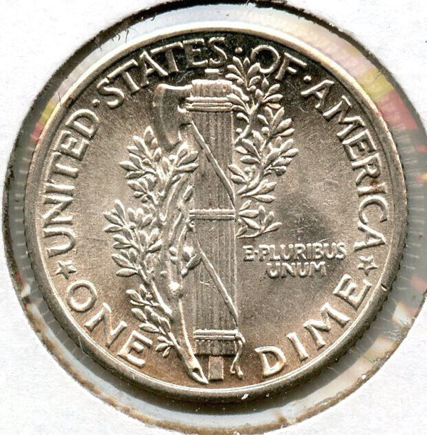 1937 Mercury Silver Dime - Gem Uncirculated - Philadelphia Mint - CC487