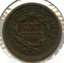 1853 Braided Hair Large Cent Penny - BT984