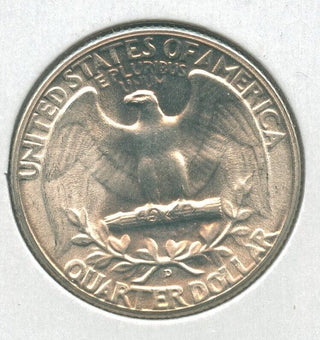 1950-D Silver Washington Quarter 25c Denver Mint - KR382