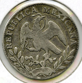 1860 Mexico Coin 2 Real - Republica Mexicana - E33
