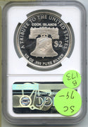 2020 Cook Islands $2 American Double Eagle NGC PF70 Ultra Cameo 999 Silver B173