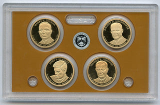 2015 Presidential Dollar 4-Coin Proof Set $1 United States US Mint OGP Box & COA