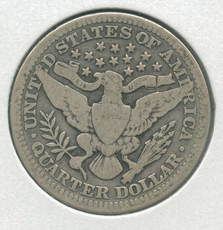 1912-P Silver Barber Quarter 25c Philadelphia Mint - KR174