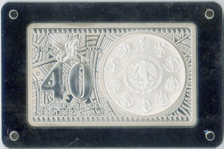 2022 40th Anniversary Mexico Libertad 999 2oz Silver Coin Mexican Bullion DN214