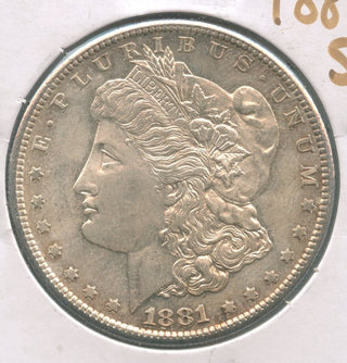 1881-S Morgan Silver Dollar $1 San Francisco Mint - ER976