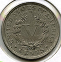 1902 Liberty V Nickel - Five Cents - E659