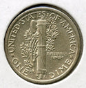 1916 Mercury Silver Dime - Philadelphia Mint - DM700