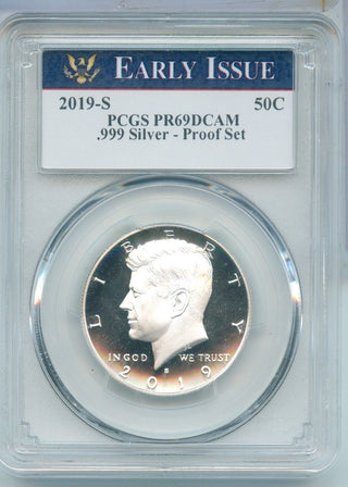 2019-S PCGS PR69 DCAM Silver Kennedy Half Dollar San Francisco Mint -ER785