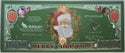 $1,000,000  Red & Green Merry Christmas X-Mas Santa Clause Note Stocking Stuffer