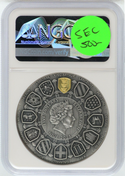 2021 Camelot Arthur Pendragon 2 Oz Silver NGC MS70 Antiqued $5 Niue Coin - JN313