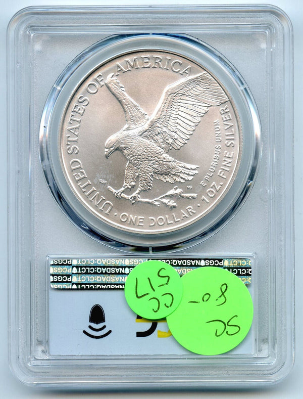 2022 American Eagle 1 oz Silver Dollar PCGS MS70 First Day of Issue Coin - CC517