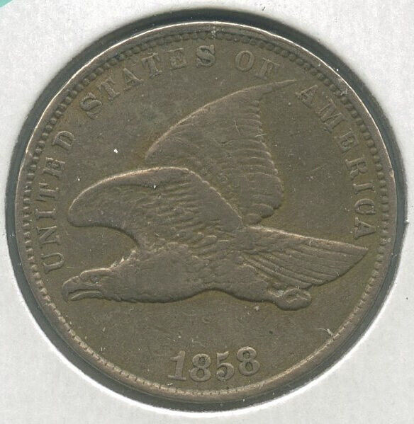 1858 Flying Eagle Cent Penny - DN758
