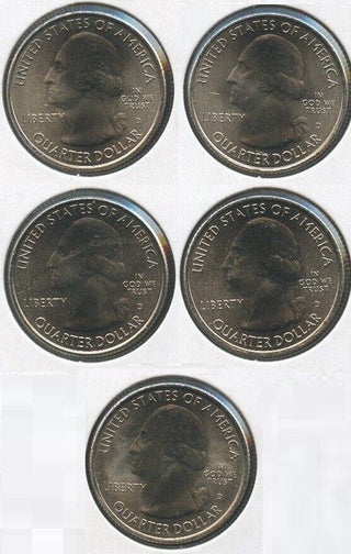 2015-D National Park Quarter Set ATB - Denver Mint - America the Beautiful JZ179