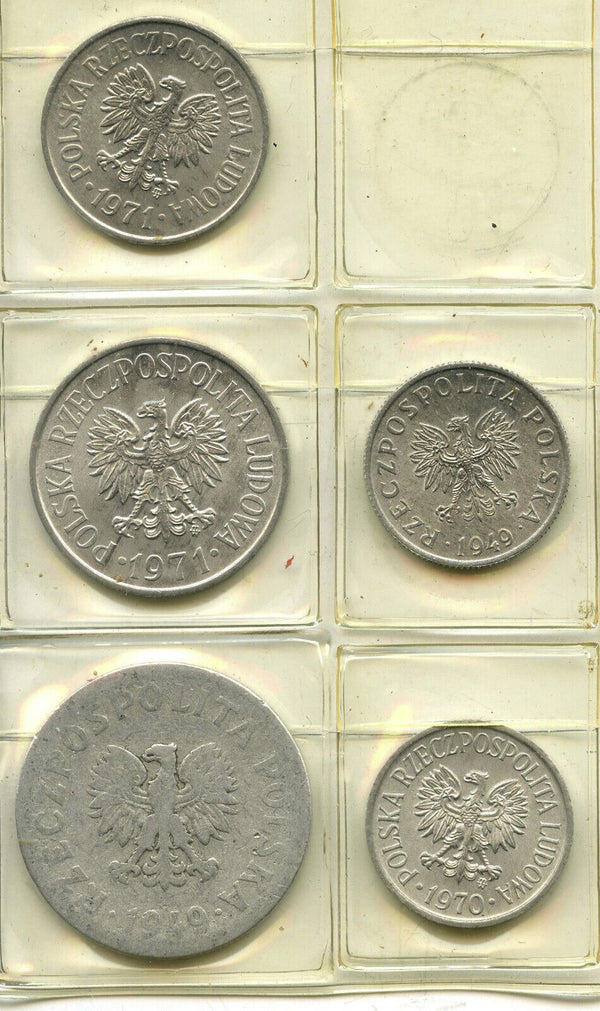 Poland Pekao Souvenir Coin Set 1940 - 1971 Polish Collection - C916