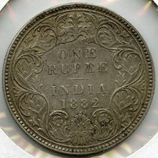 1882 India Coin One Rupee - Empress Victoria - G358