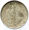 1936-D Mercury Silver Dime ANACS MS64 Certified - Denver Mint - A729