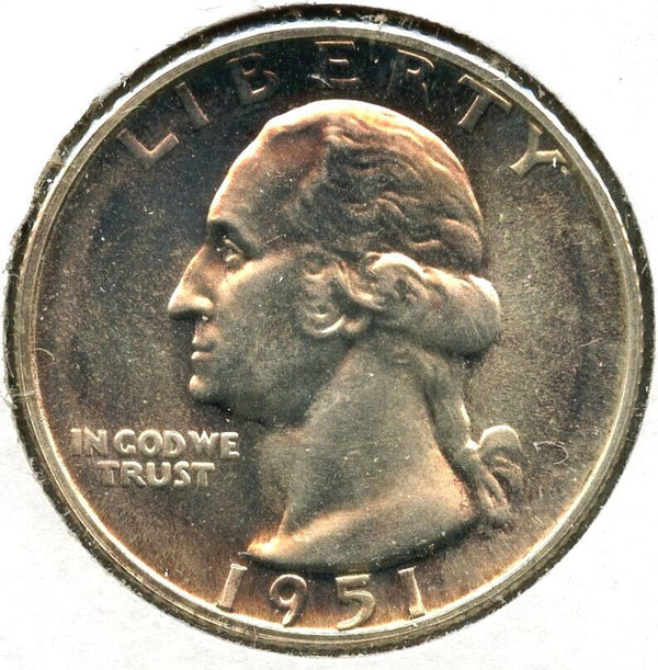 1951 Washington Proof Silver Quarter - CC672