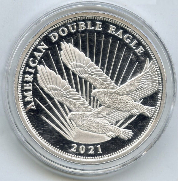 2021 American Double Eagle 999 Silver 1/2 oz Cook Islands $2 Coin - B593