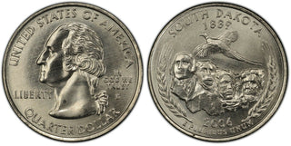2006-D South Dakota Statehood Quarter 25C Uncirculated Coin Denver mint 080