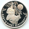 2022 Baby's First Birthday 999 Silver 1 oz Medal Round Newborn Child Gift BT600