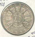 1955 Austria Reopening Of The National Theater Vienna Silver 25 Schillings-KR549