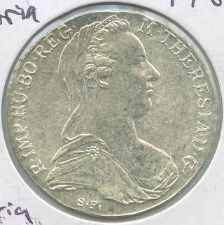 1780 Austria Maria Theresa Silver Thaler -DN529