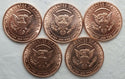 Donald Trump 5-Medal Set 2020 Wall Space Force Campaign Art 1 oz Copper Round