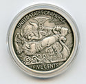 Viking Berserker Silver Hobo Nickels Antique 1 Troy Oz 999 Round w/ COA - JP303