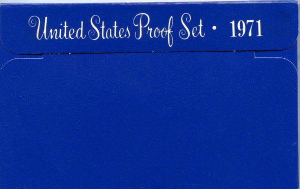 1971-S United States Mint Proof Set 5 Coin Set San Francisco Mint