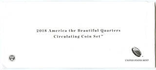 2018 America the Beautiful ATB Quarters National Park Coin Set US Mint - C319