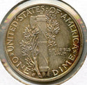 1943-S Mercury Silver Dime - Toned Toning - San Francisco Mint - BT176