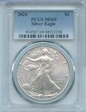 2024 American Eagle 1 oz Silver Dollar PCGS MS69 - KR300