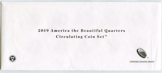 2019 America the Beautiful ATB Quarters National Park Coin Set US Mint - B669