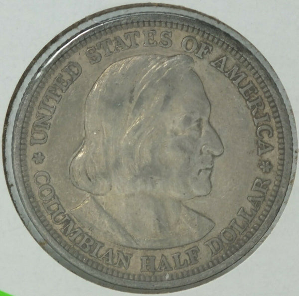 1893 Columbian Expo Half Dollar 50C Philadelphia Mint US Silver Coin LG812