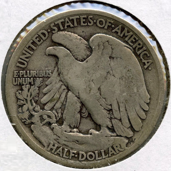 1916-D Walking Liberty Silver Half Dollar - Obverse - Denver Mint - A578
