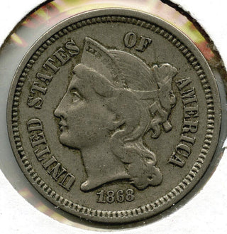 1868 3-Cent Nickel - Three Cents - C53