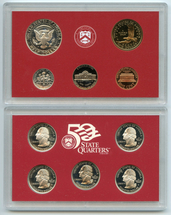 2000 United States Silver Proof Set 10-Coin Collection US Mint OGP