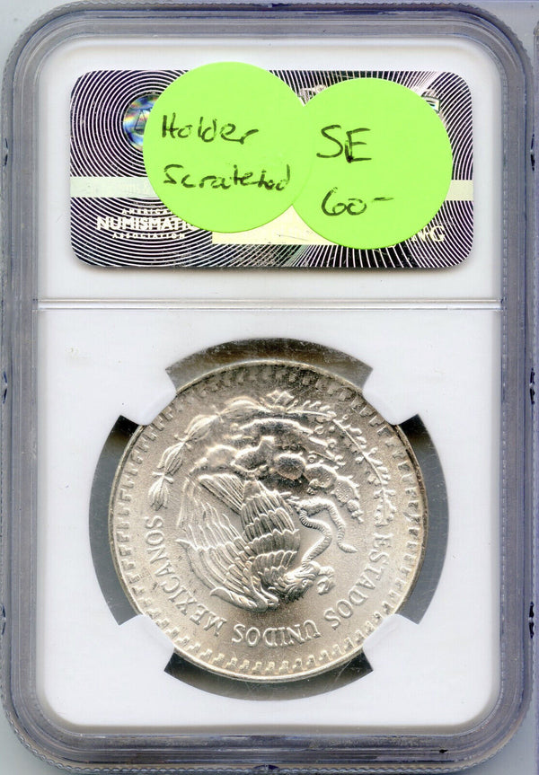 1985 Mo Mexico Libertad 1oz Silver Coin NGC MS 65 Onza Plata Moneda -DM627