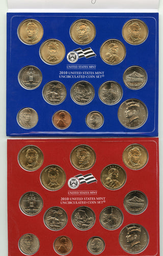 2010 United States Uncirculated US Mint Coin Set - OGP Philadelphia & Denver