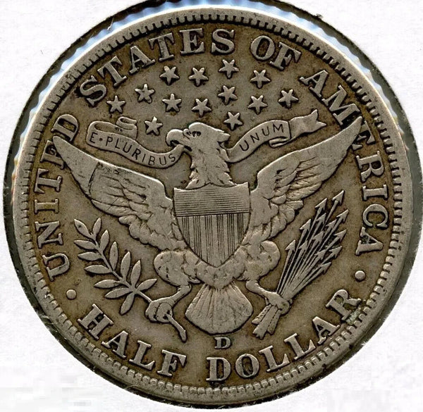 1906-D Barber Silver Half Dollar - Denver Mint - BQ69