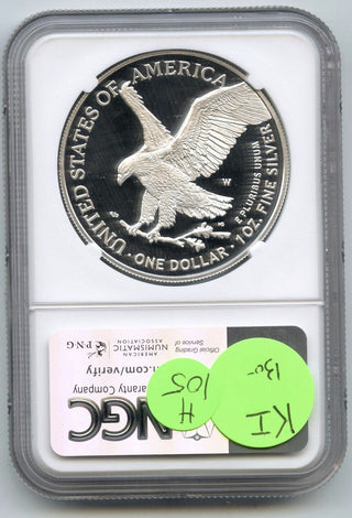 2024-W American Eagle 1 oz Proof Silver Dollar NGC PF70 Ultra Cameo - H105